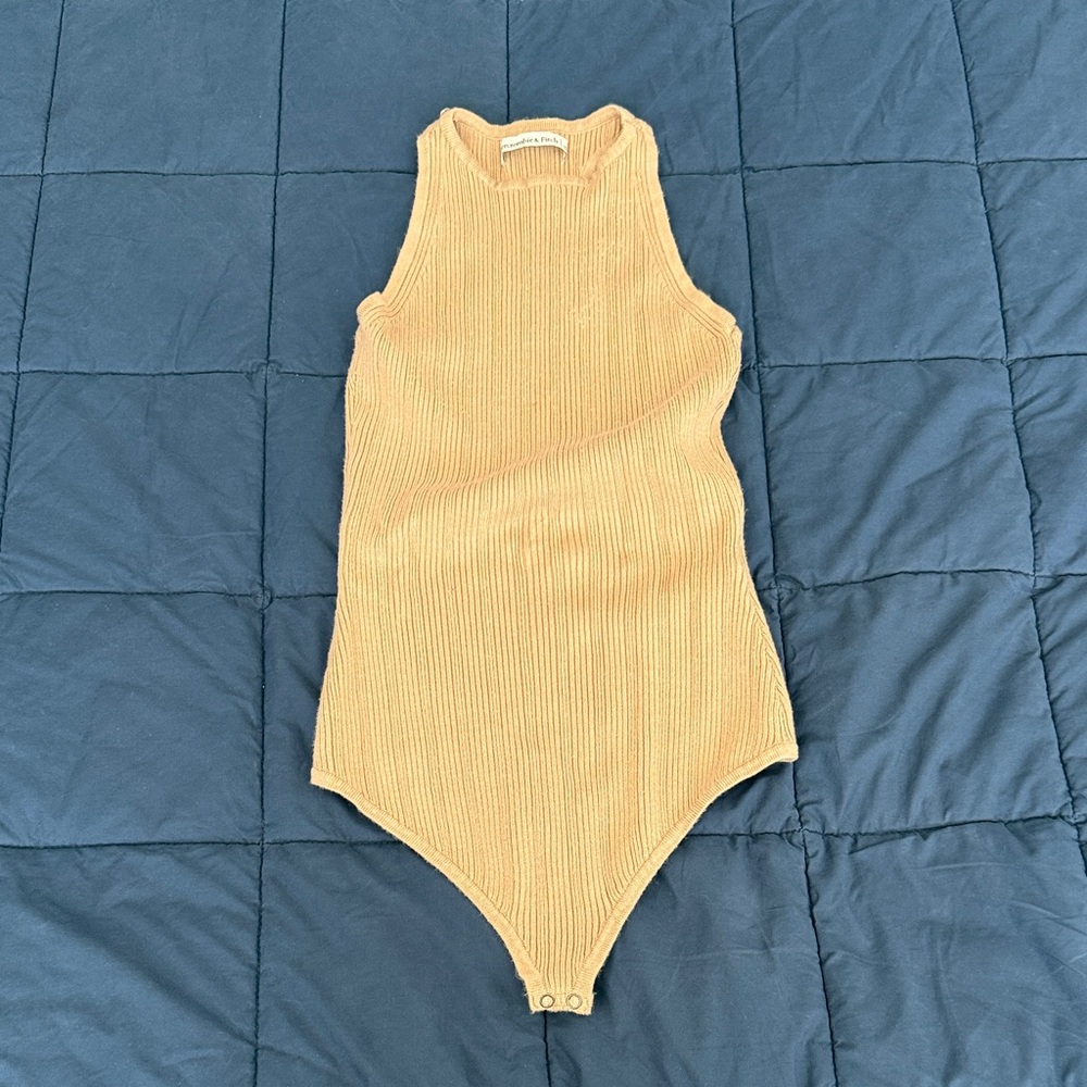 Abercrombie and Fitch Women’s Tan Bodysuit